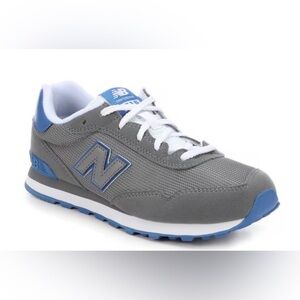GUC New Balance Boys Kids 515 Gray/Blue Running Shoes Athletic Sneakers- Size 3